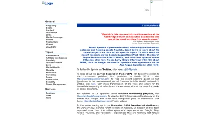 Screenshot preview of drrobertepstein.com