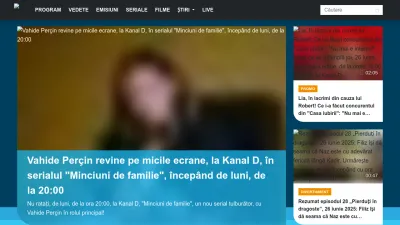 Screenshot preview of kanald.ro