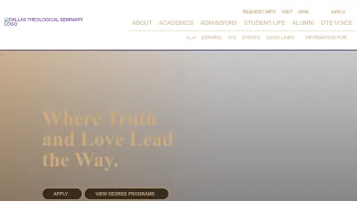 Screenshot preview of dts.edu