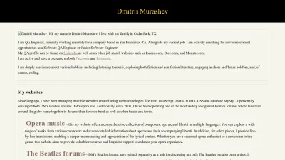 Screenshot preview of murashev.com