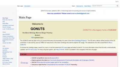 Screenshot preview of gowiki.tamu.edu