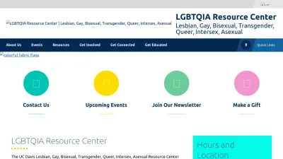 Screenshot preview of lgbtqia.ucdavis.edu