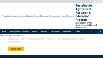 Screenshot preview of sarep.ucdavis.edu