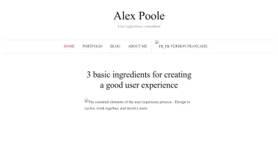 Screenshot preview of alexpoole.info