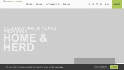 Screenshot preview of elephants.com