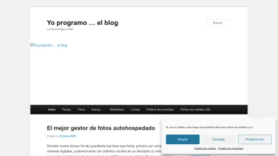 Screenshot preview of yoprogramo.com