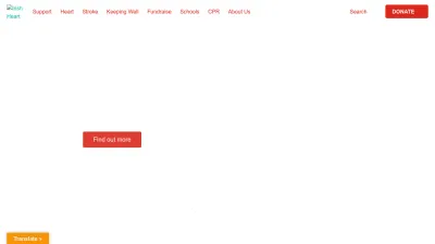 Screenshot preview of irishheart.ie