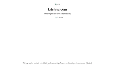 Screenshot preview of krishna.com