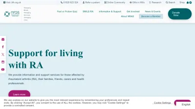 Screenshot preview of nras.org.uk