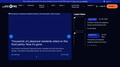 Screenshot preview of rmpbs.org