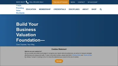 Screenshot preview of appraisers.org