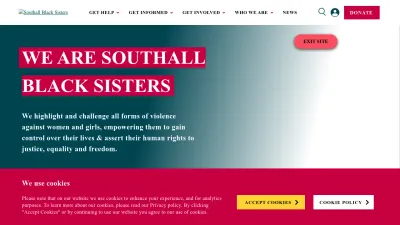 Screenshot preview of southallblacksisters.org.uk