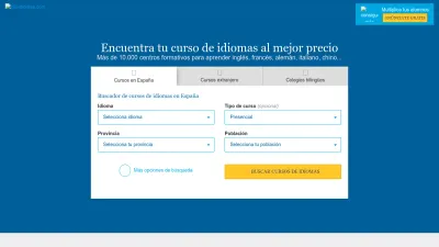 Screenshot preview of infoidiomas.com