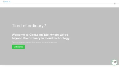 Screenshot preview of geeksontap.com.au
