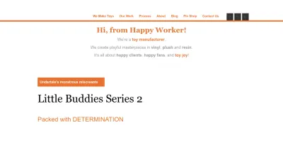 Screenshot preview of happyworker.com