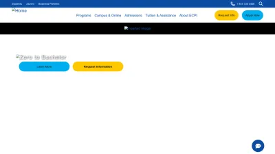 Screenshot preview of ecpi.edu