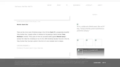 Screenshot preview of fadedglamour.co.uk