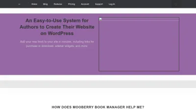 Screenshot preview of mooberrybookmanager.com