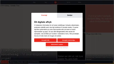 Screenshot preview of tv2nord.dk