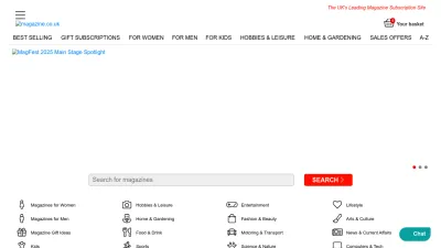 Screenshot preview of magazine.co.uk