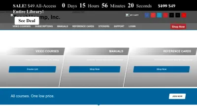 Screenshot preview of teachucomp.com