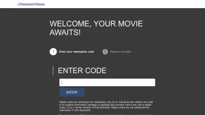 Screenshot preview of paramountdigitalcopy.com