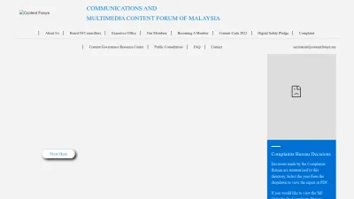 Screenshot preview of contentforum.my
