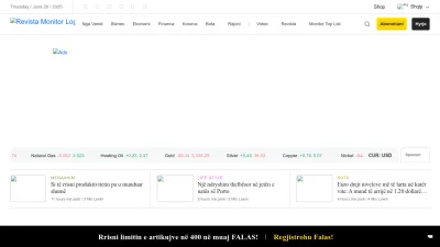Screenshot preview of monitor.al