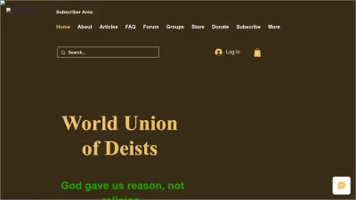 Screenshot preview of deism.com