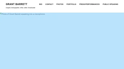 Screenshot preview of grantbarrett.com