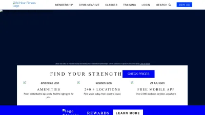 Screenshot preview of 24hourfitness.com