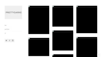 Screenshot preview of prettydarke.cool