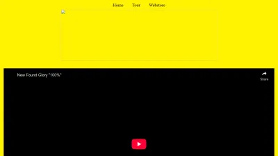 Screenshot preview of newfoundglory.com