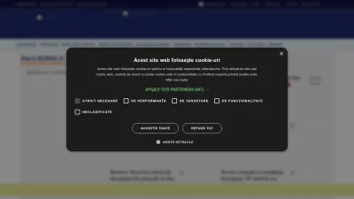 Screenshot preview of bursa.ro