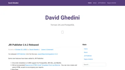 Screenshot preview of davidghedini.com
