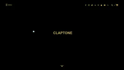 Screenshot preview of claptone.com
