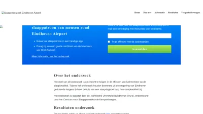 Screenshot preview of slaaponderzoekeindhoven.nl