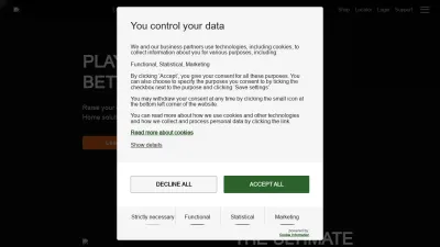 Screenshot of Trackman.com