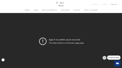 Screenshot preview of meltmethod.com