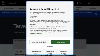 Screenshot preview of ais.fi