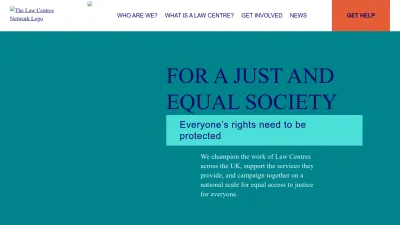 Screenshot preview of lawcentres.org.uk