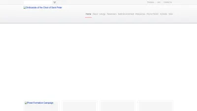 Screenshot preview of ordinariate.net