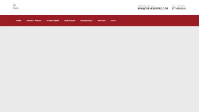 Screenshot preview of thenewswire.com