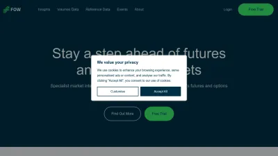 Screenshot preview of fow.com