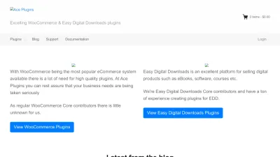 Screenshot preview of aceplugins.com