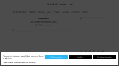 Screenshot preview of verbockt.com