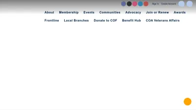 Screenshot preview of coausphs.org