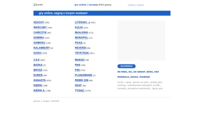 Screenshot preview of kurnik.pl