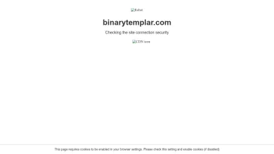 Screenshot preview of binarytemplar.com