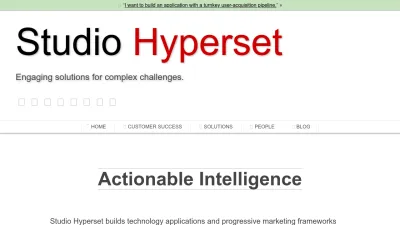 Screenshot preview of studiohyperset.com